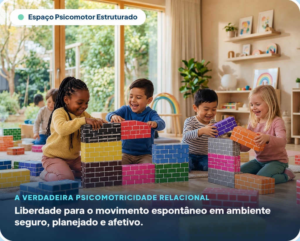 Crianças construindo
